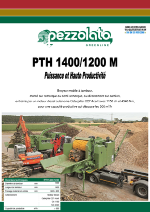 Rębaki drewna Pezzolato PTH 1400/1200