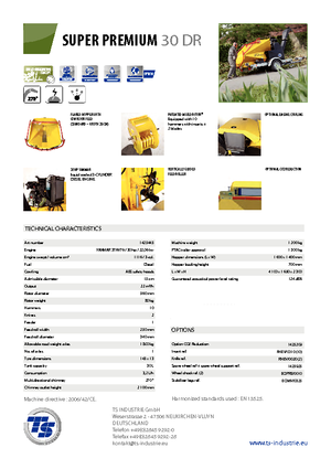 Rębaki drewna TS-Industrie Super Premium 30 DR