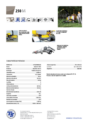 Rębaki drewna TS-Industrie TS 250 M