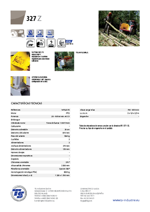 Rębaki drewna TS-Industrie TS 327 Z