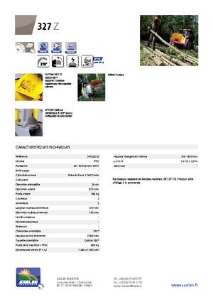 Rębaki drewna TS-Industrie TS 327 Z