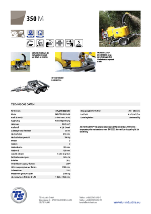Rębaki drewna TS-Industrie TS 350 M
