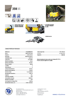 Rębaki drewna TS-Industrie TS 350 M