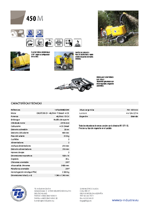 Rębaki drewna TS-Industrie TS 450 M