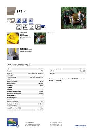 Rębaki drewna TS-Industrie TS 532 Z
