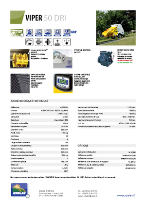 Rębaki drewna TS-Industrie Viper 50 DRI