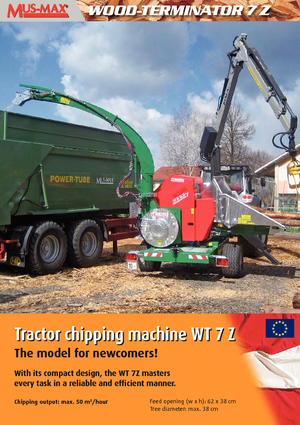 Rębaki drewna MUS-MAX Wood-Terminator 7 Z