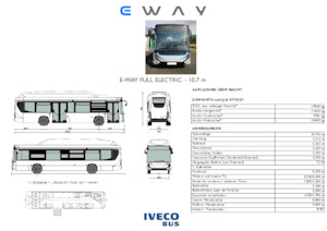 Autobusy miejskie Iveco E-way 10,7 m