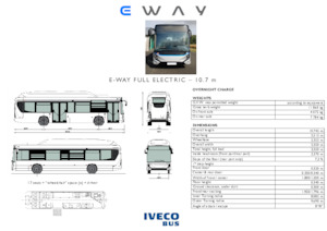 Autobusy miejskie Iveco E-way 10,7 m