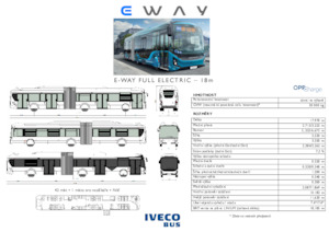 Autobusy miejskie Iveco E-way 18 m