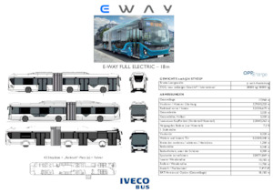 Autobusy miejskie Iveco E-way 18 m
