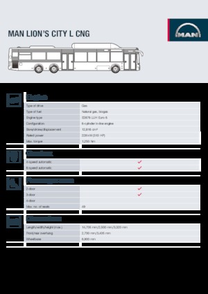 Autobusy miejskie MAN Lion’s City L