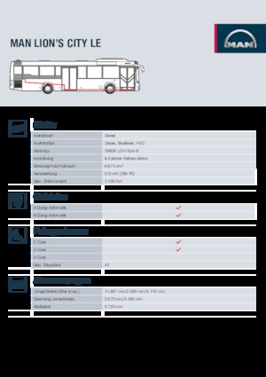 Autobusy miejskie MAN Lion’s City LE