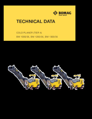 Maszyny do frezowania na zimno Bomag BM 1200/35