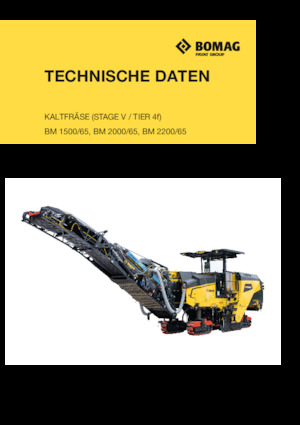 Maszyny do frezowania na zimno Bomag BM 2000/65