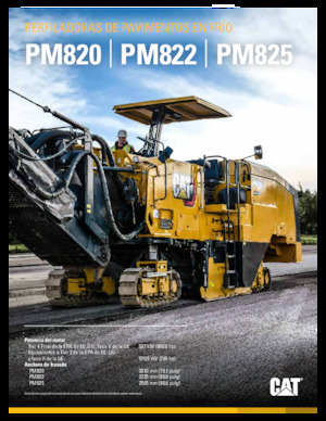 Maszyny do frezowania na zimno Caterpillar PM825