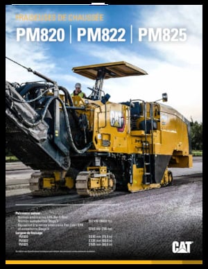 Maszyny do frezowania na zimno Caterpillar PM825