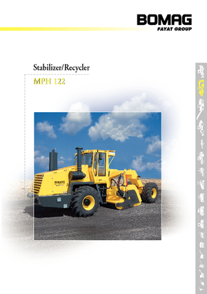 Maszyny do recyklingu nawierzchni na zimno Bomag MPH 122-2