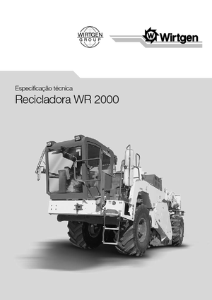 Maszyny do recyklingu nawierzchni na zimno Wirtgen WR 2000