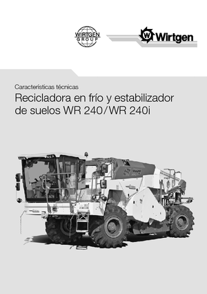 Maszyny do recyklingu nawierzchni na zimno Wirtgen WR 240