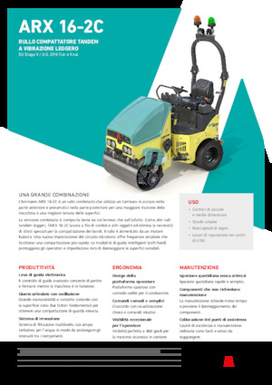 Wałki segmentowe Ammann ARX 16-2C