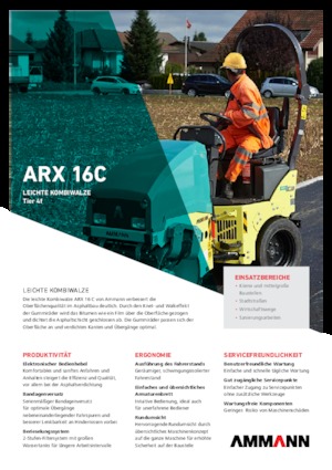 Wałki segmentowe Ammann ARX 16 C T4f