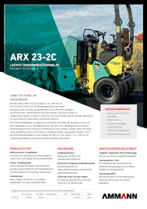 Wałki segmentowe Ammann ARX 23-2C