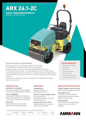 Wałki segmentowe Ammann ARX 26.1-2C