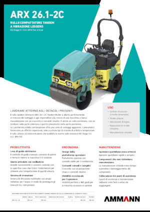 Wałki segmentowe Ammann ARX 26.1-2C