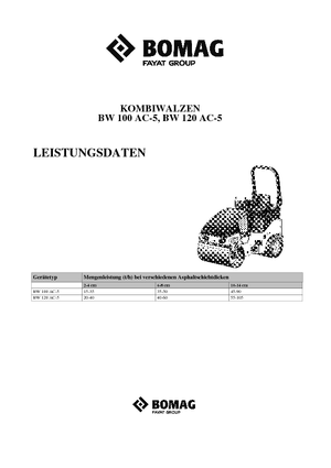 Wałki segmentowe Bomag BW 100 AC-5