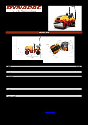 Wałki segmentowe Dynapac CC 1200 C