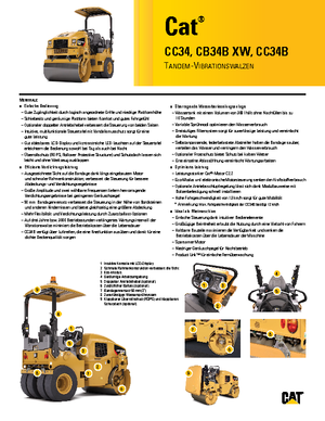 Wałki segmentowe Caterpillar CC34B