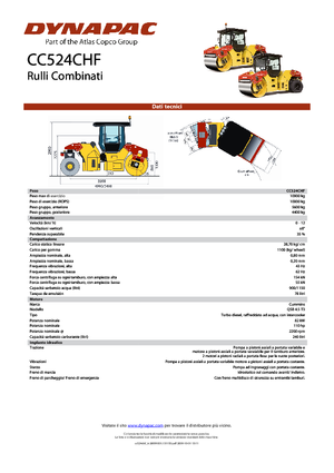 Wałki segmentowe Dynapac CC 524 C HF