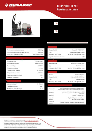 Wałki segmentowe Dynapac CC1100C VI