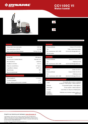 Wałki segmentowe Dynapac CC1100C VI