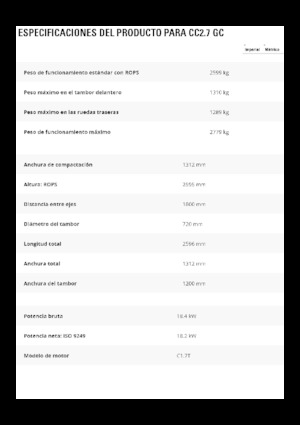 Wałki segmentowe Caterpillar CC2.7GC