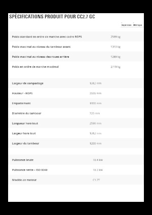 Wałki segmentowe Caterpillar CC2.7GC