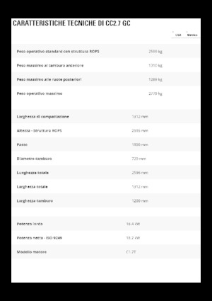 Wałki segmentowe Caterpillar CC2.7GC