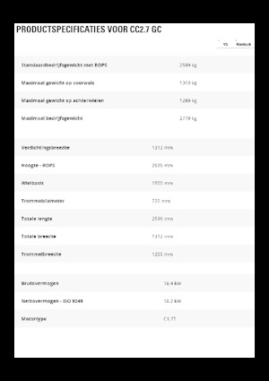 Wałki segmentowe Caterpillar CC2.7GC