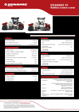 Wałki segmentowe Dynapac CC4000C VI