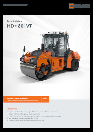 Wałki segmentowe Hamm HD+ 80i VT