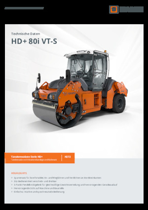 Wałki segmentowe Hamm HD+ 80i VT-S