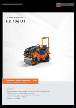 Wałki segmentowe Hamm HD 10e OT
