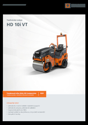 Wałki segmentowe Hamm HD 10i VT