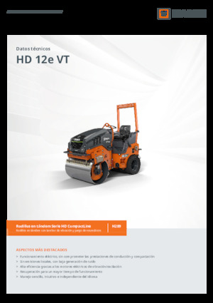 Wałki segmentowe Hamm HD 12e VT