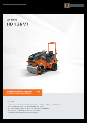 Wałki segmentowe Hamm HD 12e VT