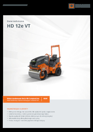Wałki segmentowe Hamm HD 12e VT