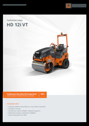 Wałki segmentowe Hamm HD 12i VT