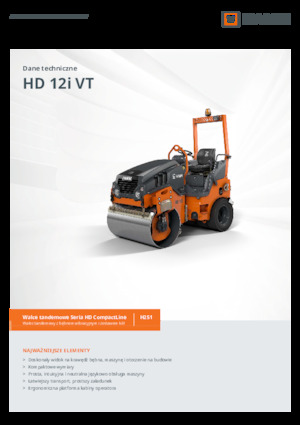 Wałki segmentowe Hamm HD 12i VT