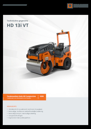 Wałki segmentowe Hamm HD 13i VT